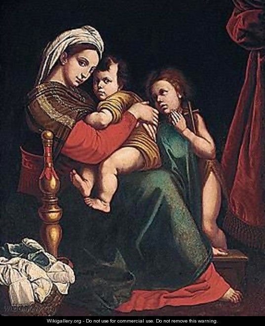 Madonna Della Sedia 2 - (after) Raphael (Raffaello Sanzio of Urbino)