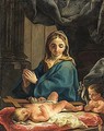 The Madonna and child 3 - (after) Francesco De Mura