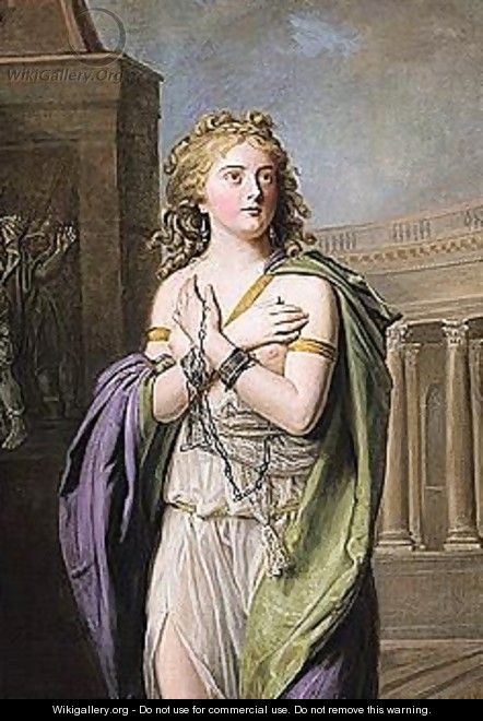 Zenobia conducted in chains - French School