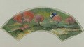 Bretonne Penchee Dans Un Paysage - Paul Gauguin
