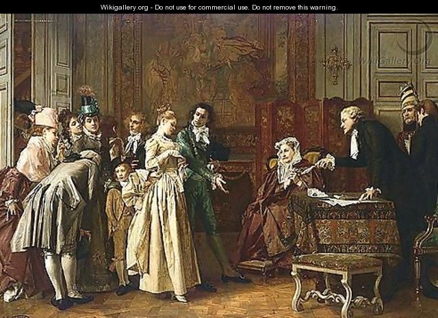Le Mariage - Jules Adolphe Goupil
