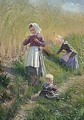 Picking Flowers - Fanny Ingeborg Matilda Ekbom