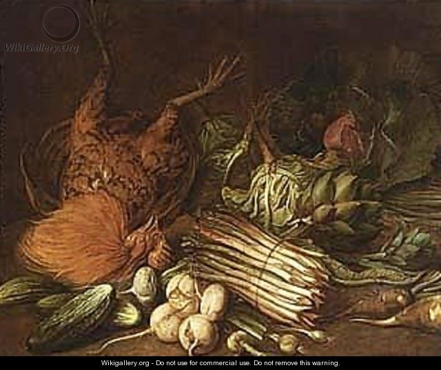 Artichokes, Red Cabbage And - Flemish School