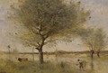 L'Etang Au Gros Arbre - Jean-Baptiste-Camille Corot
