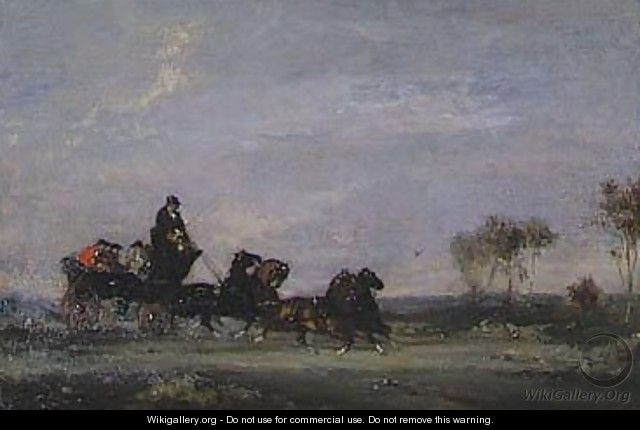 Break A Quatre Cheveaux - Gustave Moreau