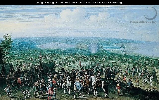 The Siege Of Bergen Op Zoom - (after) Pieter Snayers