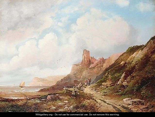 Coastal landscape - Franz Hopefner