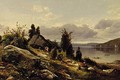 A spring day on the Hudson - William M. Hart