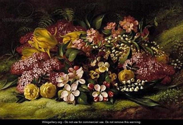Still life with flowers - George Henry Hall