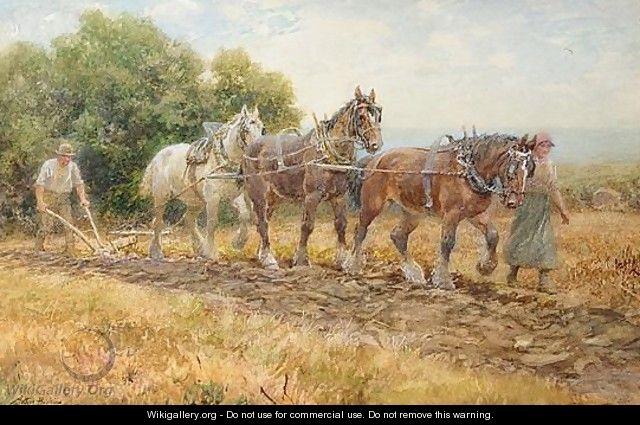 Spring Ploughing - Arthur Hopkins