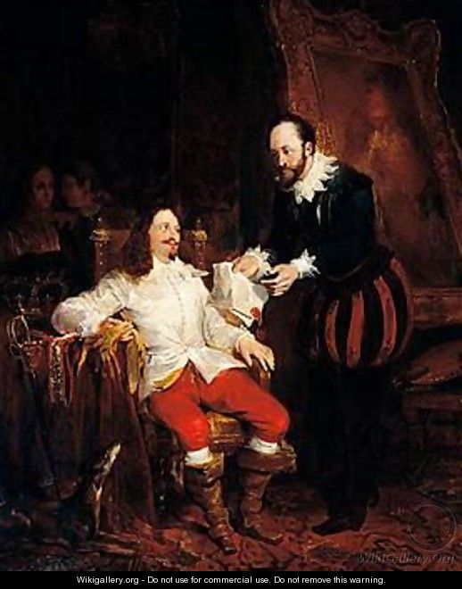 The Rubens Portrait - (after) Charles Robert Leslie