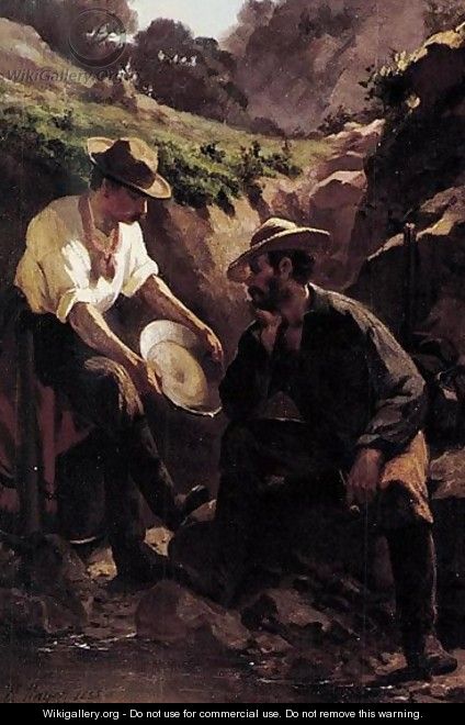 Two miners - Ernest Narjot