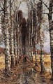 Avenue of birch trees - Iulii Iul'evich (Julius) Klever