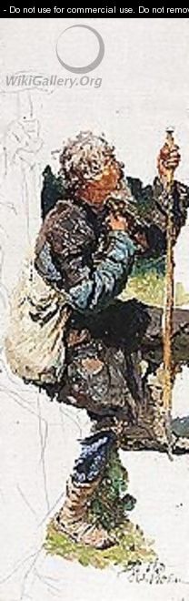 The foreigner, c.1881 - Ilya Efimovich Efimovich Repin