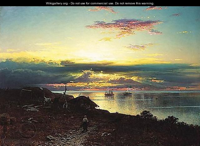 Sunset on the bay - Rufim Gavrilovitch Sudkovsky