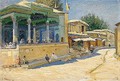 Outside the Mosque - Genrikh Genrikhovich Schmidt