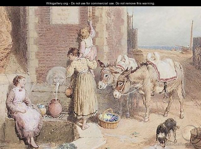 The Well At Hastings - Myles Birket Foster
