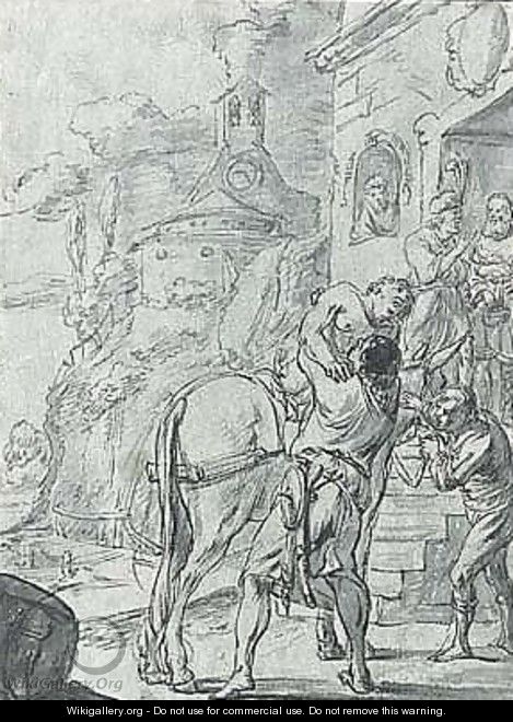 Verso The Sacrifice Of Isaac - Leonaert Bramer