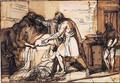 Pen And Brown Ink And Wash Over Graphite - Benjamin West