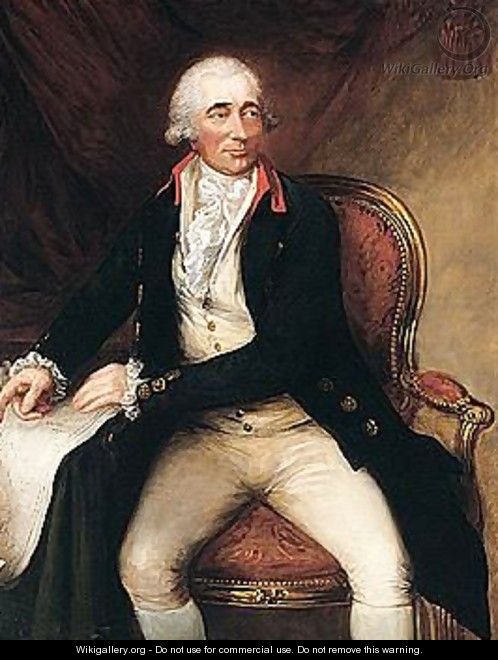 Portrait Of Captain William Money - Gainsborough Dupont