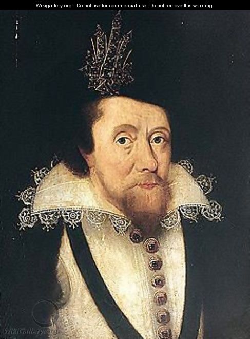 Portrait Of James I 2 - (after) John De Critz