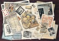 A Trompe L'Oeil With Maps, Prints, Playing Cards And A Sheet Of Music - English School
