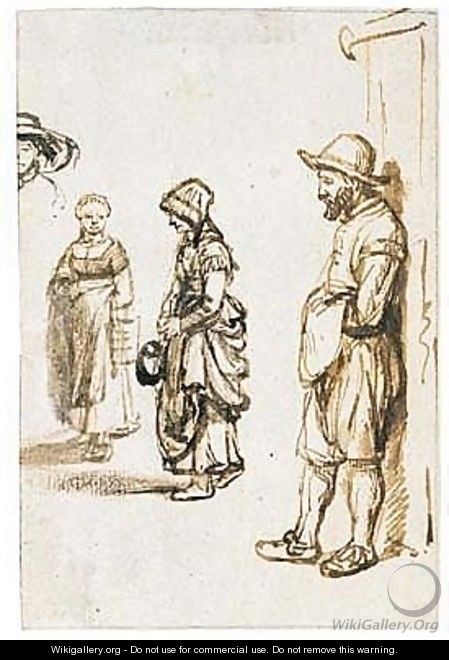 Pen And Brown Ink And Wash - Samuel Van Hoogstraten