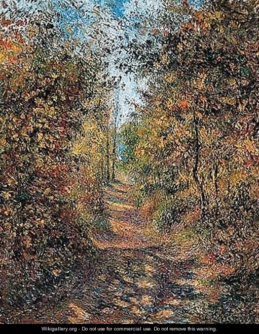 Sentier Dans Les Bois A Pontoise - Camille Pissarro