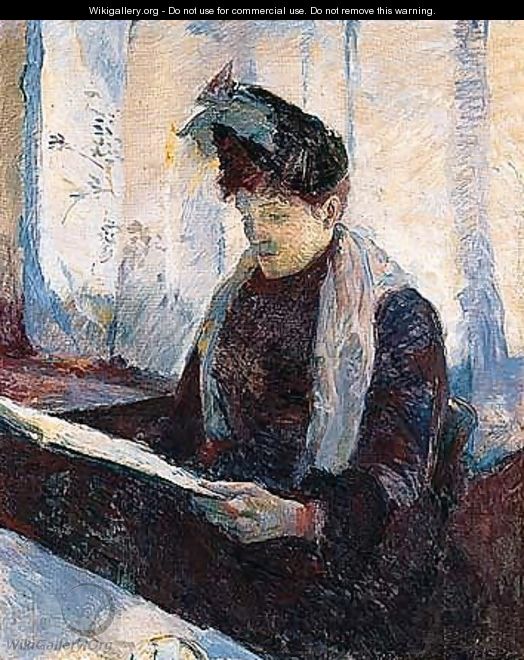 Femme Au Cafe - Henri De Toulouse-Lautrec