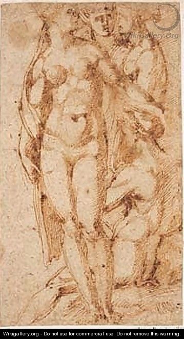 Four Female Nudes - Baccio Bandinelli