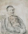 Portrait of a seated gentleman - Cornelius de Visscher