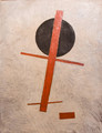 Black circle, red cross - Kazimir Severinovich Malevich