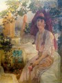 Young Girl in Tlemcen - Frederick Arthur Bridgman