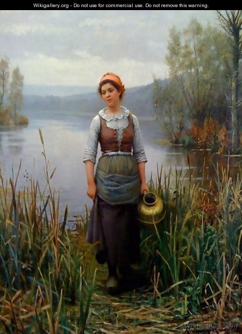 Early Morning on the Oize - Daniel Ridgway Knight