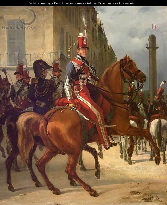 The Duke of Chartres on Horseback - Horace Vernet