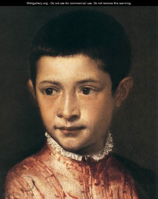 Portrait of Ranuccio Farnese (detail) - Tiziano Vecellio (Titian)