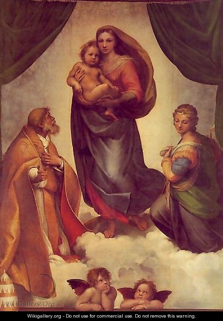 The Sistine Madonna - Peter Paul Rubens