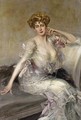 Portrait of Anna Elisabeth Hansen - Giovanni Boldini