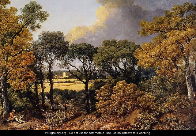 View of Dedham - Thomas Gainsborough