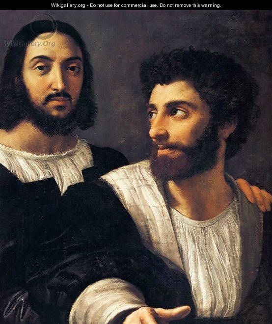 Double Portrait (detail) - Raphael
