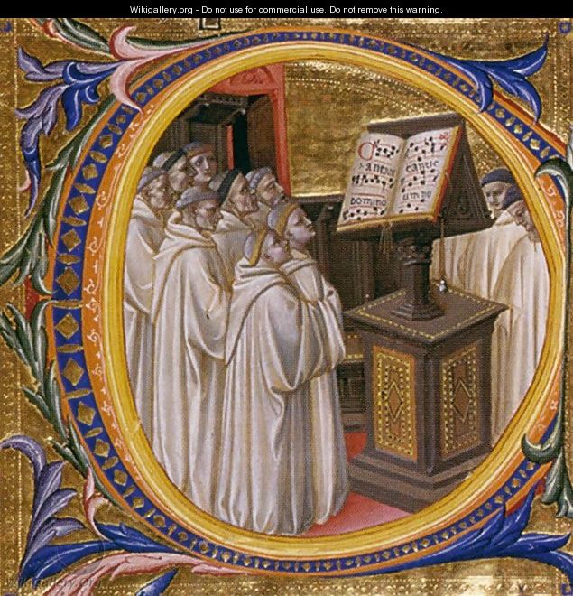 Camaldolese Friars in Choir - Zanobi Strozzi