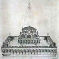 Fountain of the Kiosk of Hussein Pacha, on the Bosphorus, from 'Art and Industry' - (after) Albanis de Beaumont, Jean Francois