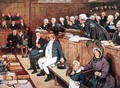 The Trial of Mr Pickwick, scene from 'Pickwick Papers' - Cecil Charles Aldin