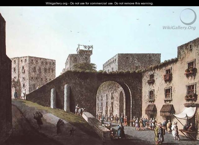 A Street in Jerusalem, from Views in the Ottoman Dominions - (after) Ainslie, Sir Robert