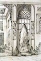 Fireplace in the Palace of the Seven Towers, in Isfahan, from 'Art and Industry' - (after) Albanis de Beaumont, Jean Francois