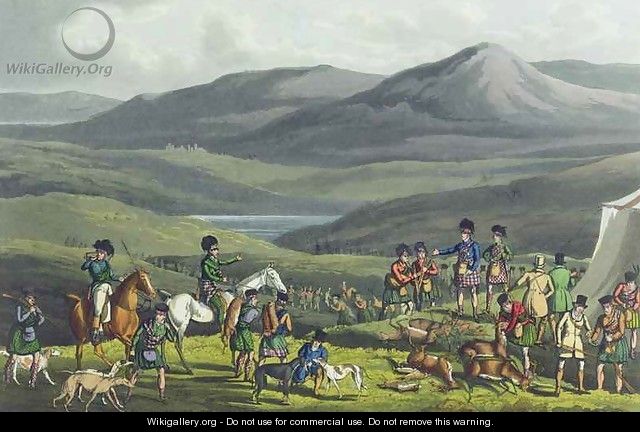 Sporting Meeting in the Highlands - Henry Thomas Alken
