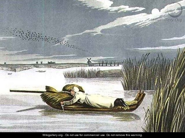Sledging Working up to a Wake - Henry Thomas Alken