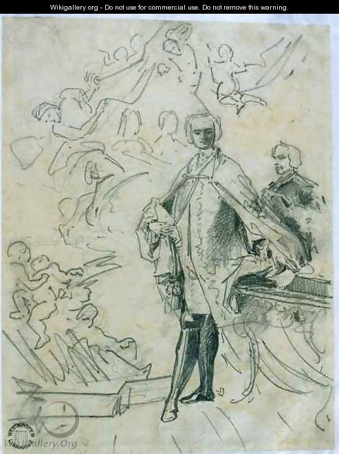 Sketch of Carlo Broschi 