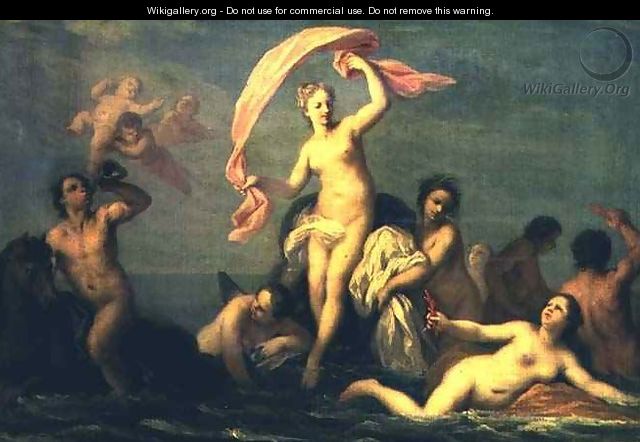 The Birth of Venus - Jacopo (Giacomo) Amigoni