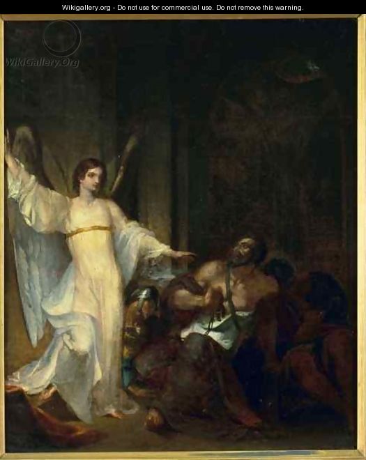 Angel Releasing St. Peter from Prison - Washington Allston